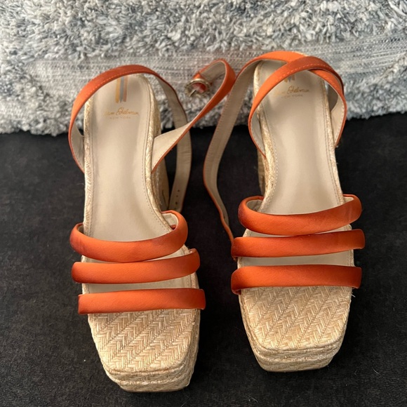 Sam Edelman Tibby Sandals Orange size 9 - Picture 3 of 7